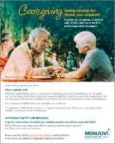 Download MONJUVI caregiver brochure