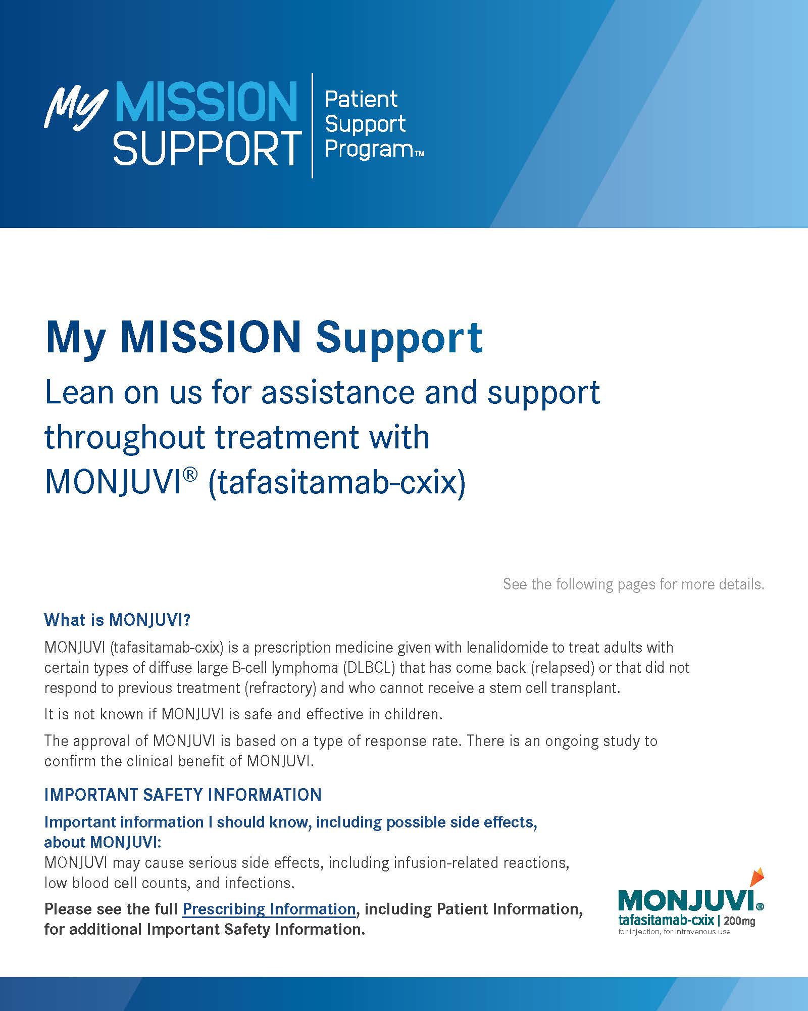 Download My MISSION support brochure